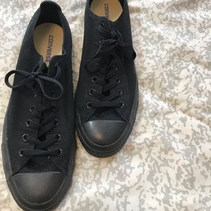 All black Converse All Star, men’s sz 13